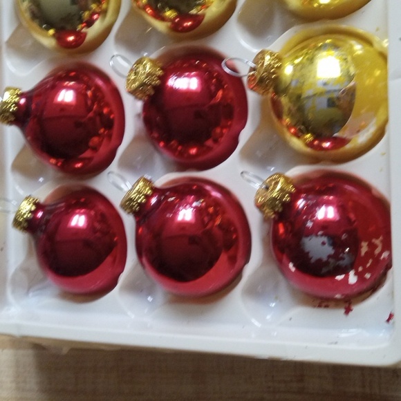 Bin001 18 Vintage Mercury Glass Ornaments - Picture 8 of 8